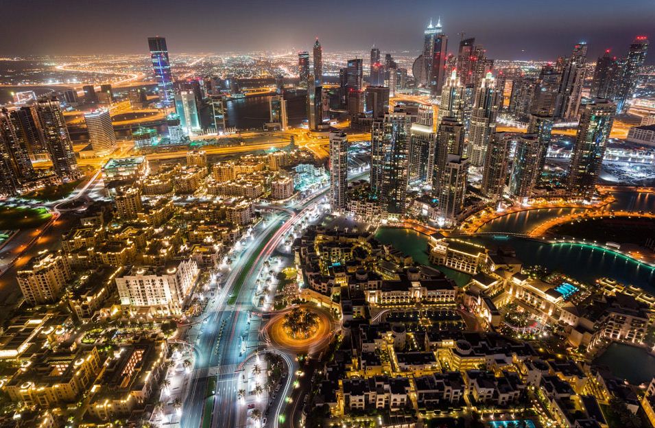 Night Lights Of Dubai
