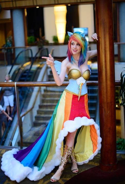 Rainbow prom dresses