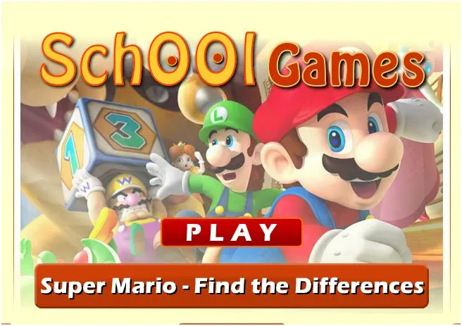 Super Mario - 5 Differences
