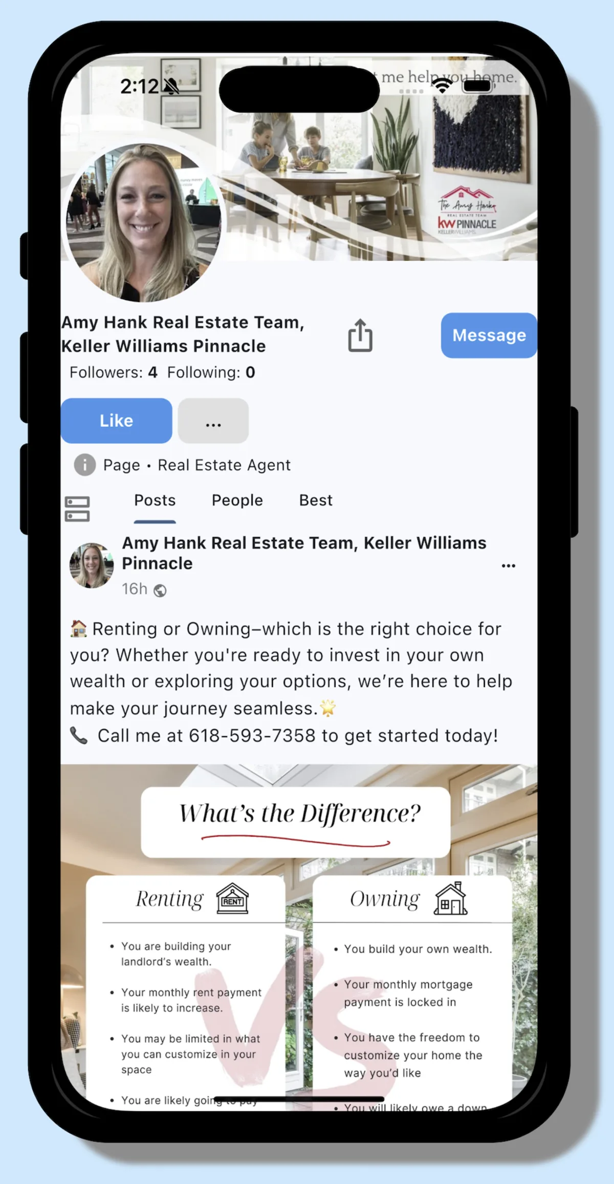 Faxo business page screenshot