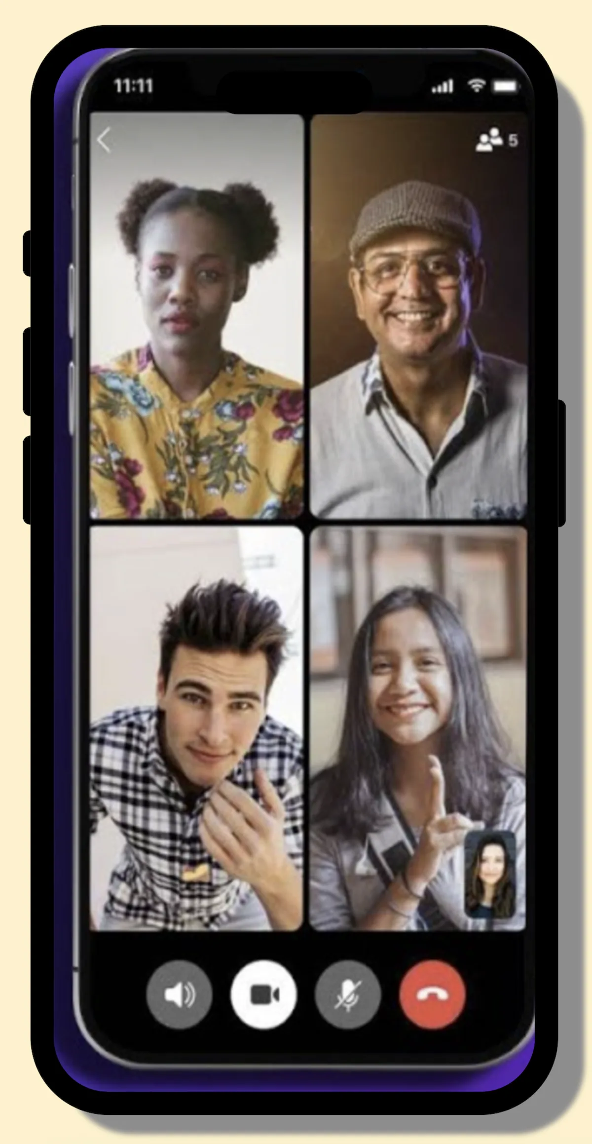 Faxo group call screenshot