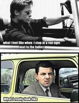 Next to the ladies at red light