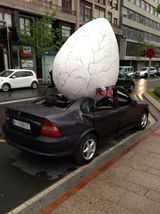 This Egg Will Surely Knock Out Some Traffic
