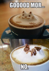 Grumpy Cat Morning Coffee Latte