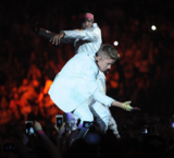 Justin Bieber Performs at a Concert in Lodz, Poland
