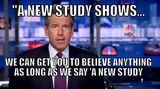 A new study shows !!!!Not Believing
