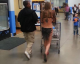 Jane Tarzan's Wife Walking in Walmart