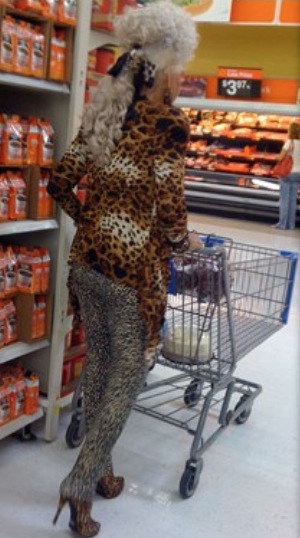 Cougar on the Prowl at Walmart - Granny Goes Shopping in 