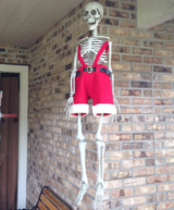 Halloween decoration in Christmas