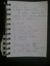 Dearest Santa I Have Been So Good This Year