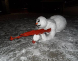Snowman Looking His Best