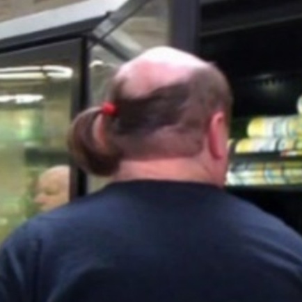 Spray on Hair and Ponytail for Bald Heads at Walmart 