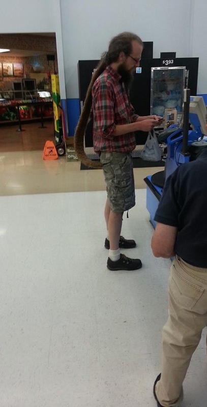 Long Hairy Butt Hair - Strange People of Walmart - Ew Gross - Walmart