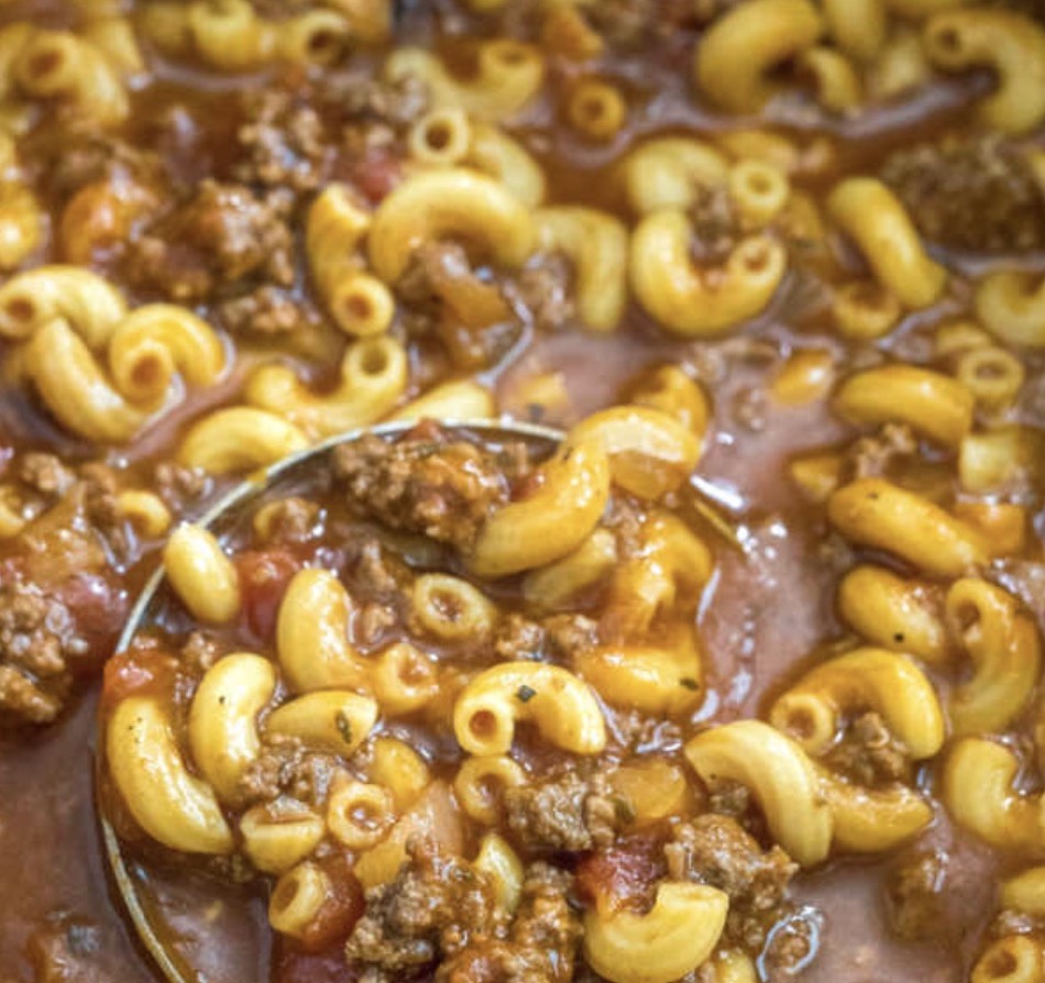 Beef and Elbow Macaroni Soup - Faxo