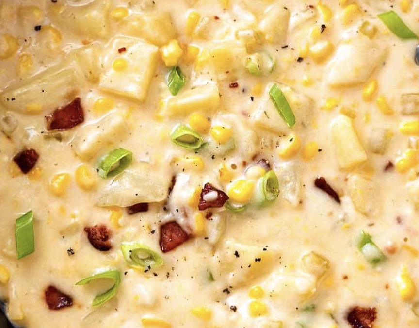 Creamy Corn Chowder - Faxo