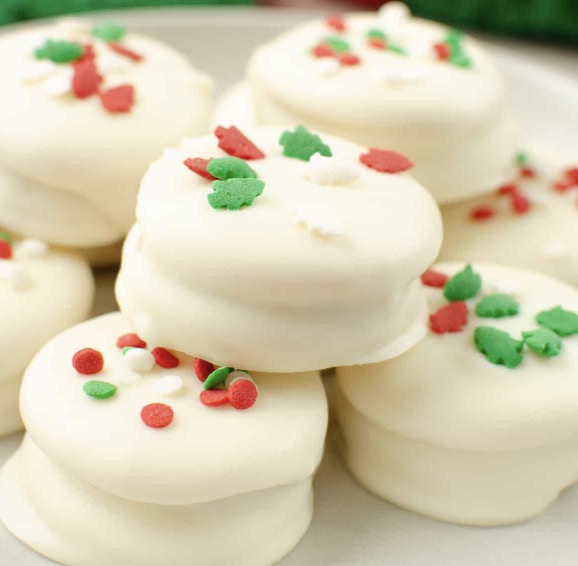 No Bake White Chocolate Peanut Butter Ritz Crackers - Faxo