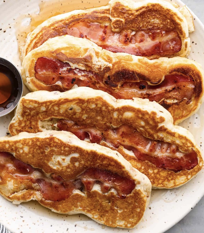 Homemade Bacon Pancakes - Faxo