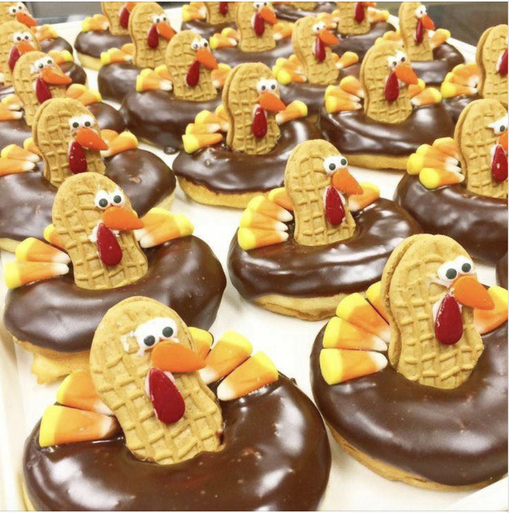 Nutter Butter Cookie Turkey Donuts - Faxo
