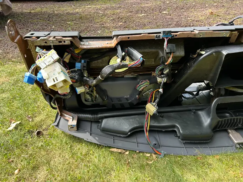 94-97 dodge ram truck - grey dash dashboard structure frame p1c3 - $700 thumbnail 2