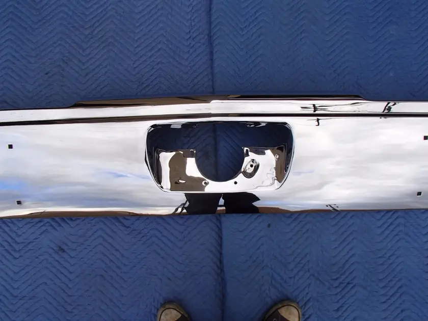 1968 oldsmobile cutlass rear bumper triple chrome - $350 thumbnail 2