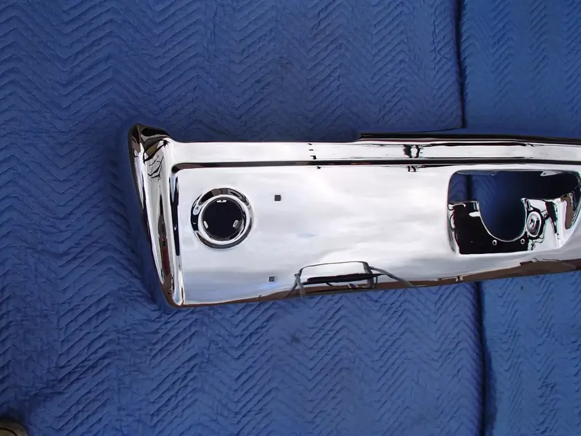 1968 oldsmobile cutlass rear bumper triple chrome - $350 thumbnail 3