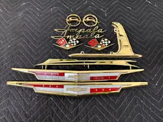 1962 62 CHEVY IMPALA 24K GOLD PLATED EXTERIOR EMBLEM KIT Price $460