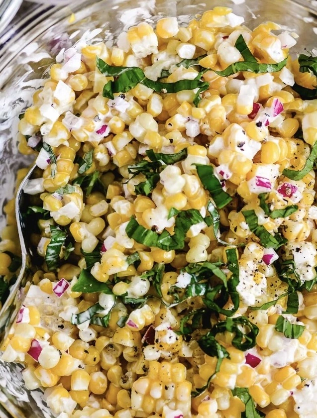 Creamy Sweet Corn Salad