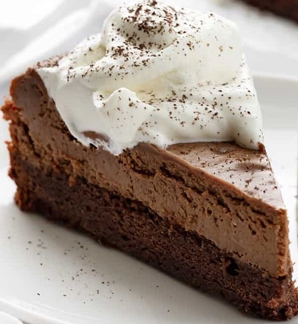 Brownie Bottom Chocolate Cheesecake