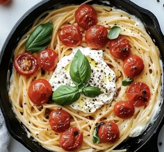Roasted Tomato and Garlic Ricotta Pasta