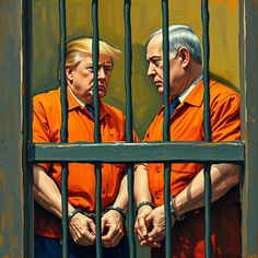 Shocking news of the jail of Donald Trump and Benjamin Netanyahu, kill the people.
