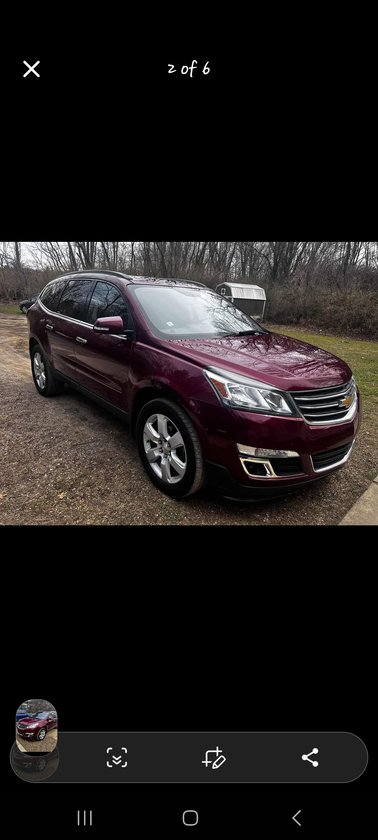 2017 chevrolet traverse - $8,500 thumbnail 2