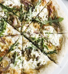 Burrata and Pistachio White Pizza