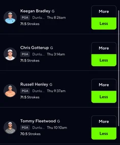 PGA Boost 10x🏌🏼 ❤️ if tailing #PrizePicks