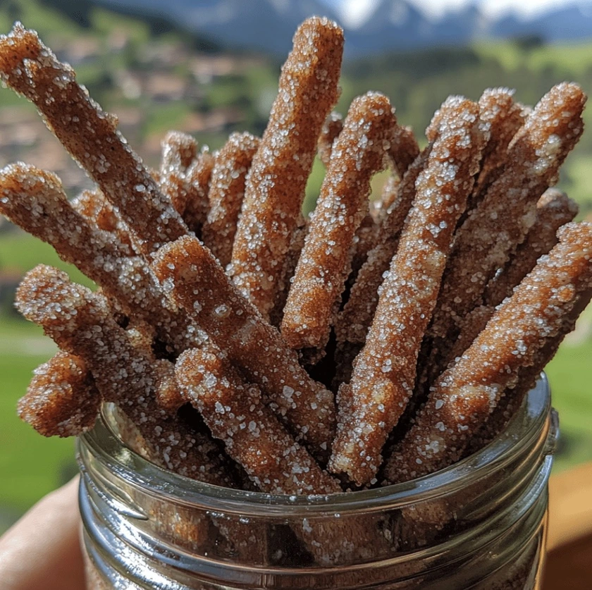 Sweet and Spicy Cinnamon Sugar Pretzel Sticks
