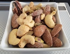 Incredibly Easy Warmed Mixed Nuts