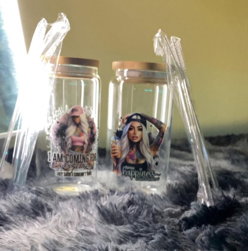 2 brand new glass tumbers - $30 thumbnail 2