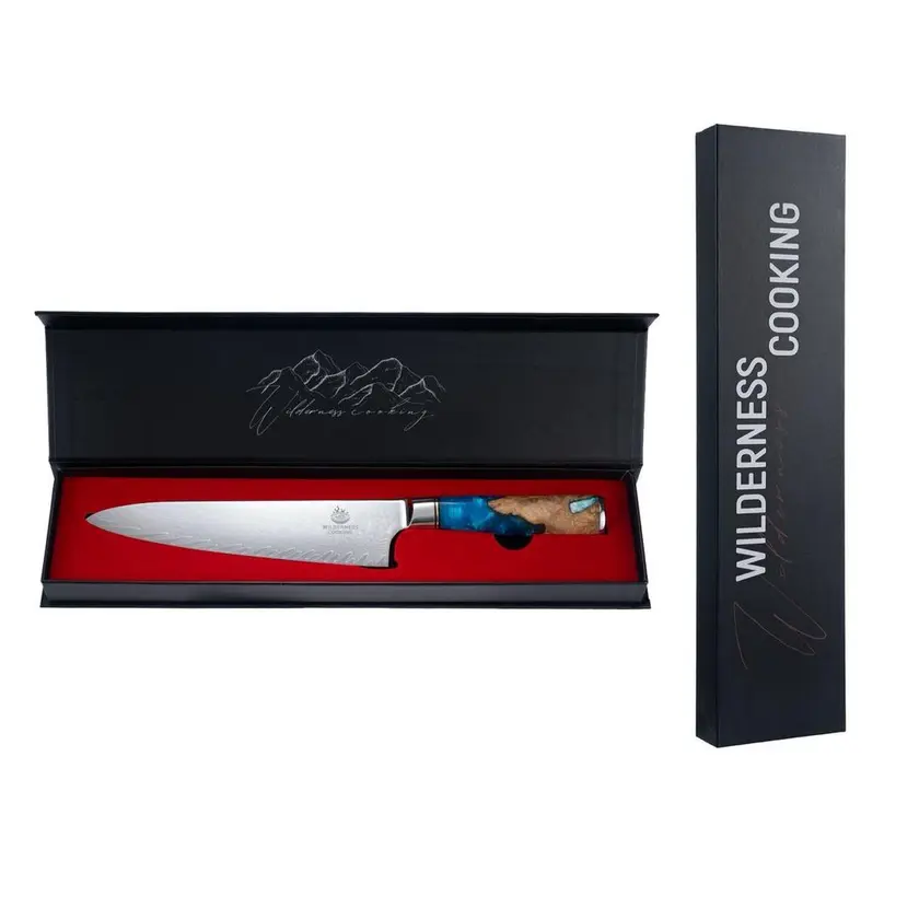 premium damascus chef knife sets - $200 thumbnail 3