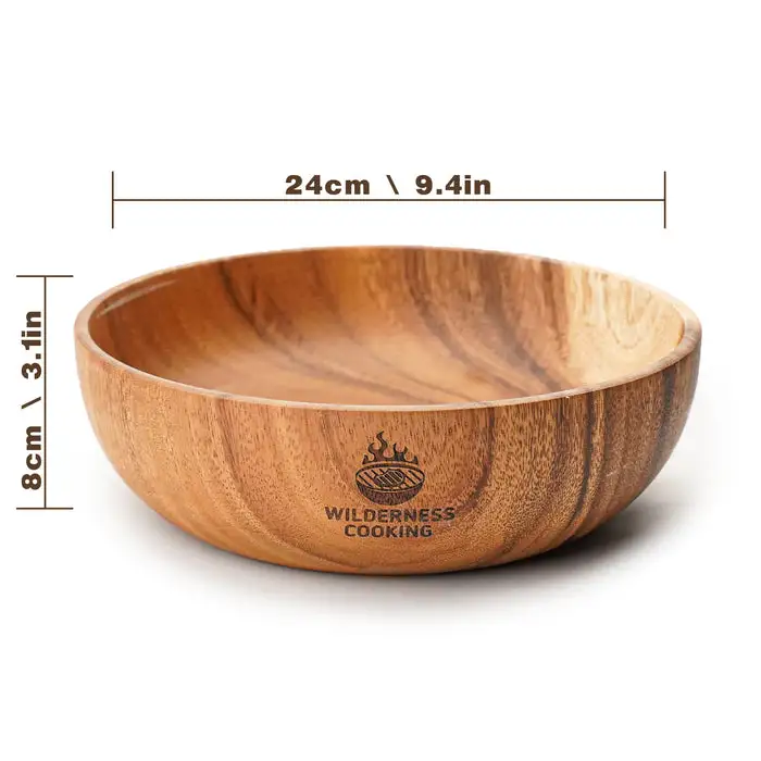 larger acacia wood bowl - $37 thumbnail 4