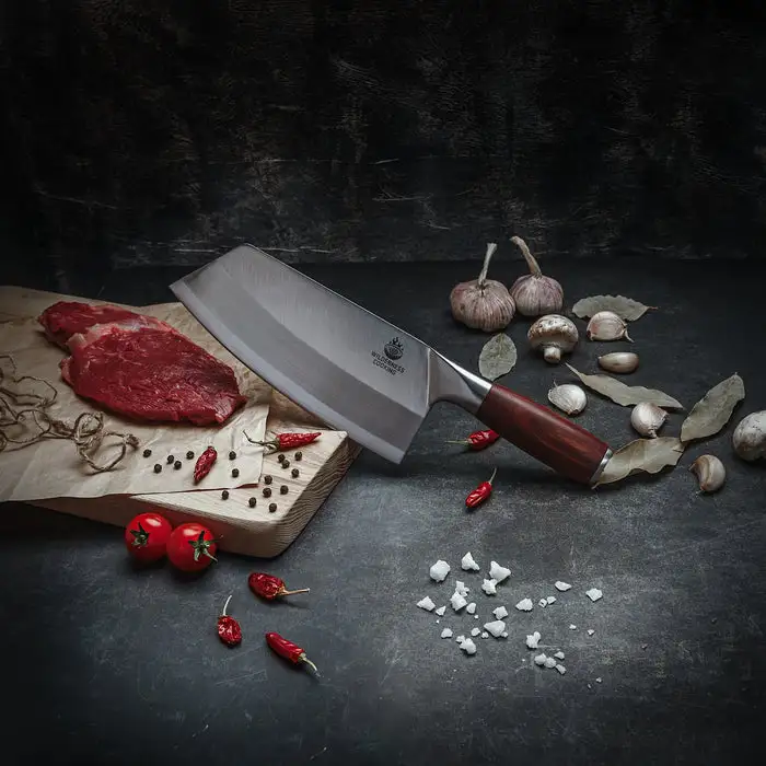 cleaver chopping kitchen knife - $89 thumbnail 4