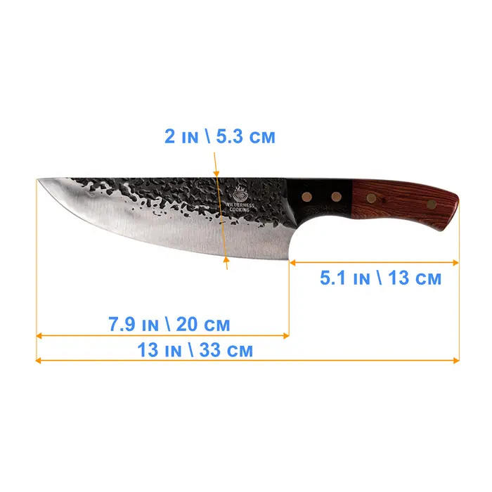 old style chef knife + x-small acacia wood bowl - $70 thumbnail 4