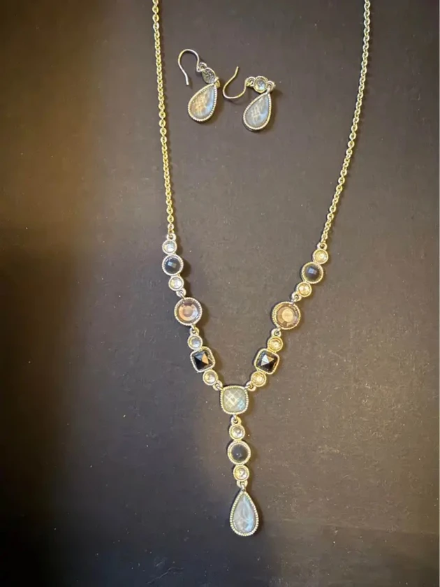 elegant necklace & earring set – $50 ✨ - $50 thumbnail 5