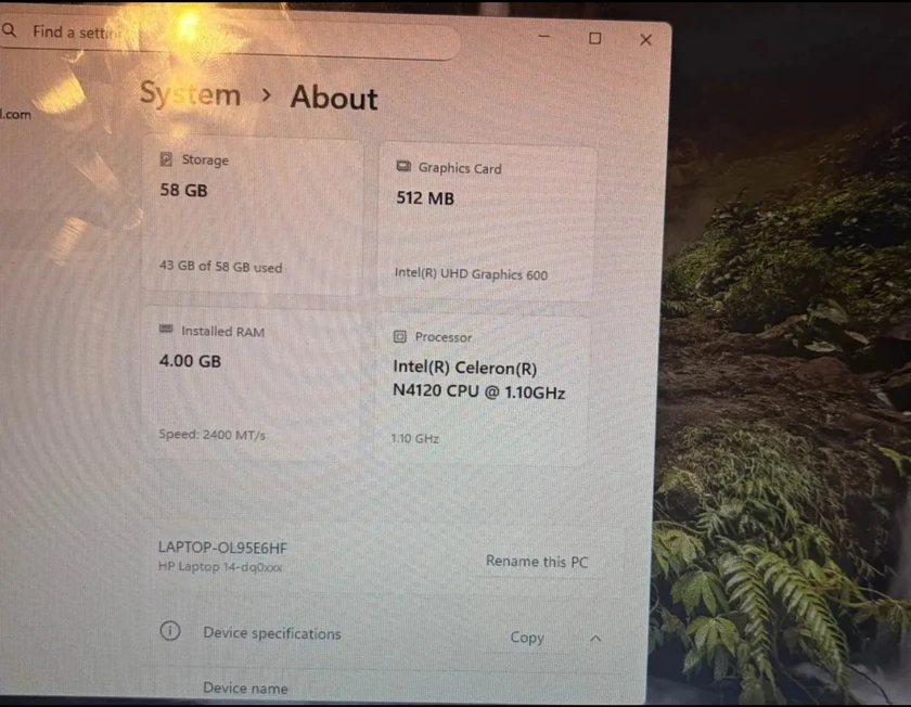 hp laptop - $85 thumbnail 3