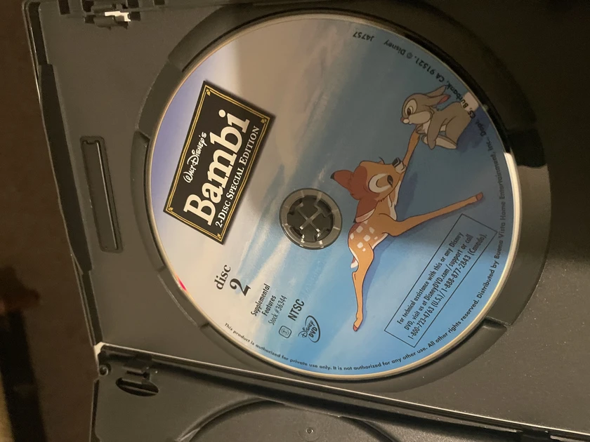 disney dvd bambi two dvds - $15 thumbnail 3