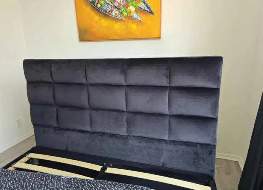king bed frame,mattress and headboard - $150 thumbnail 3