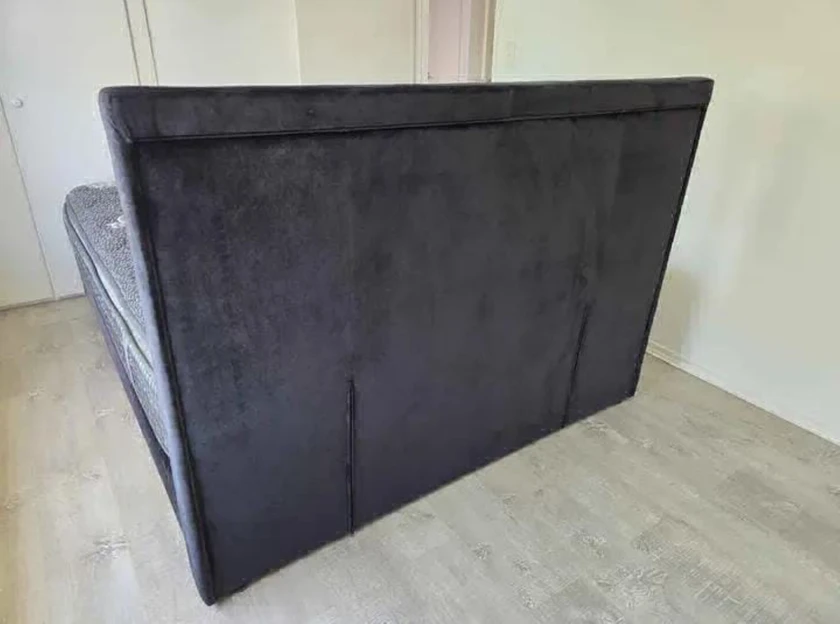 king bed frame,mattress and headboard - $150 thumbnail 4