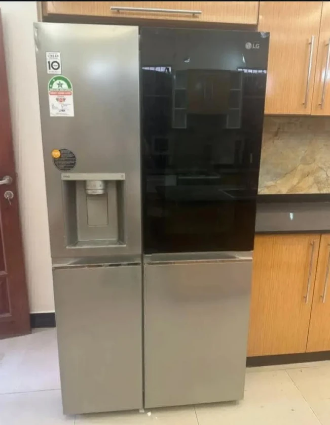 the item for sale is an lg refrigerator, excellent condition - $245 thumbnail 3