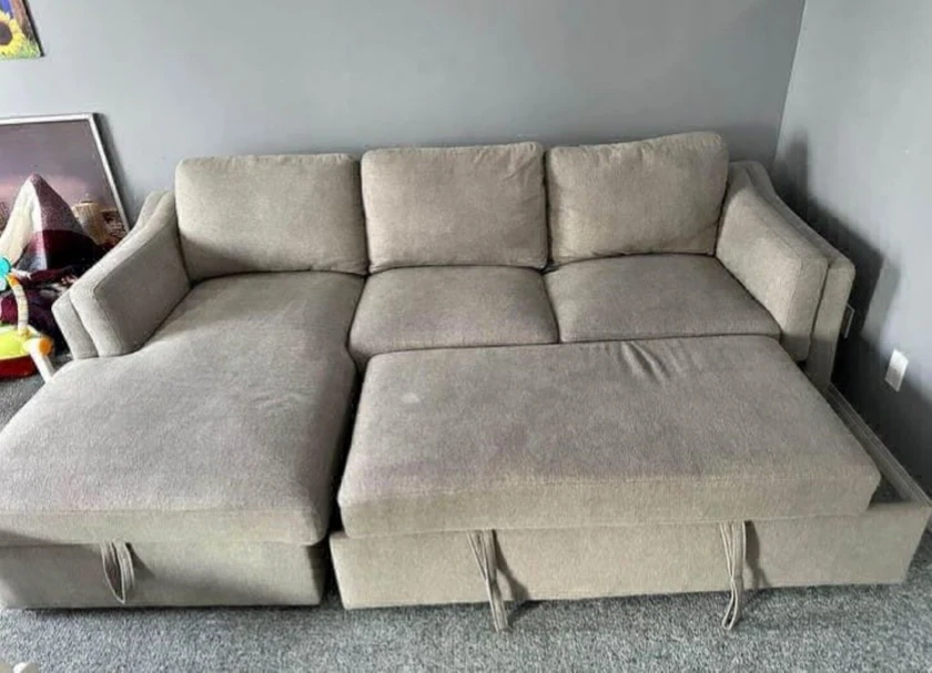modern l shaped sofa - $200 thumbnail 2
