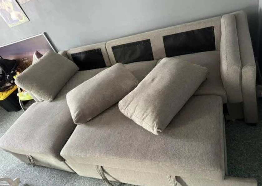 modern l shaped sofa - $200 thumbnail 4