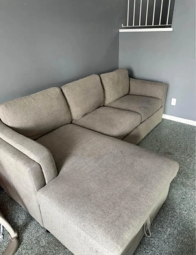modern l shaped sofa - $200 thumbnail 6