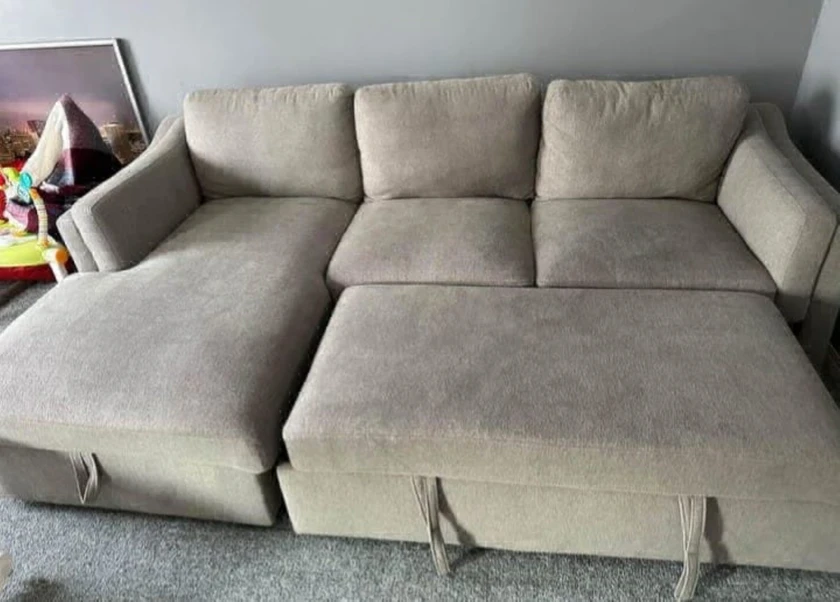 modern l shaped sofa - $200 thumbnail 7